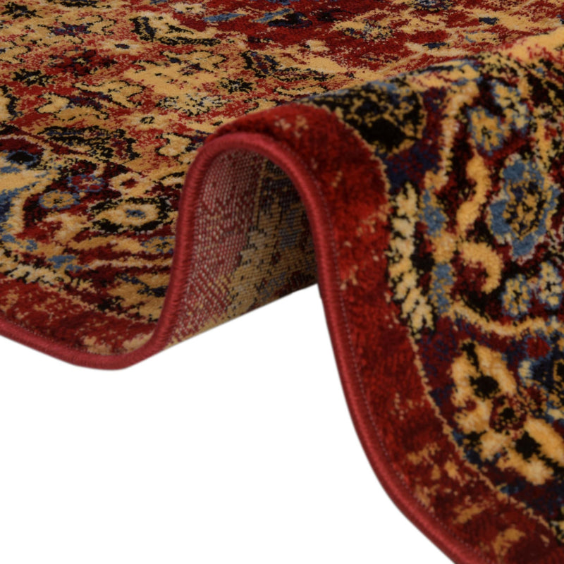Savannah Elegance Collection Area Rug -  Beaufort Rectangle Red  lifestyle 10
