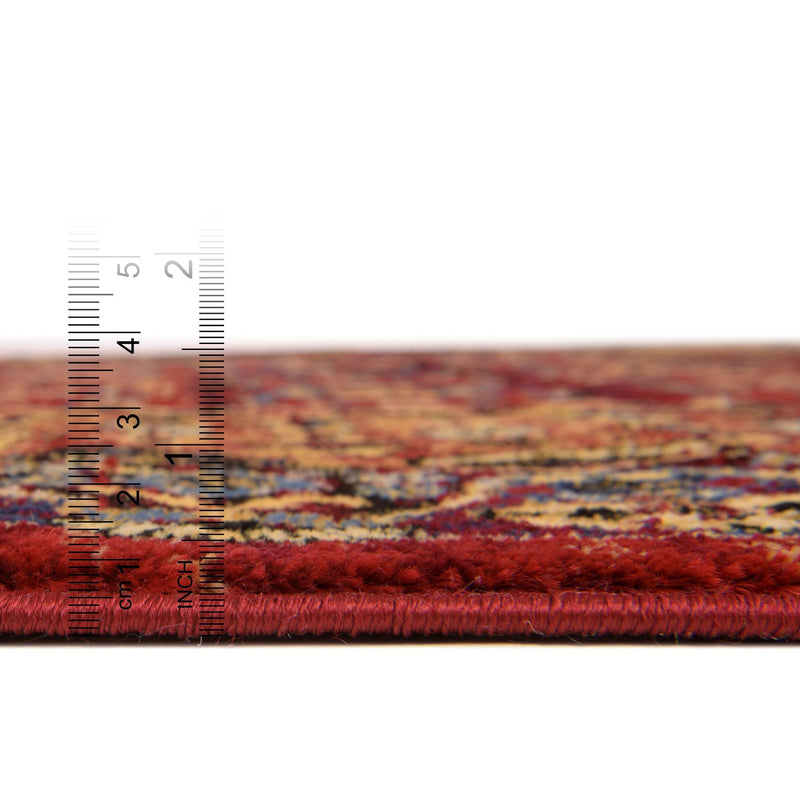 Savannah Elegance Collection Area Rug -  Beaufort Round Red  lifestyle 29