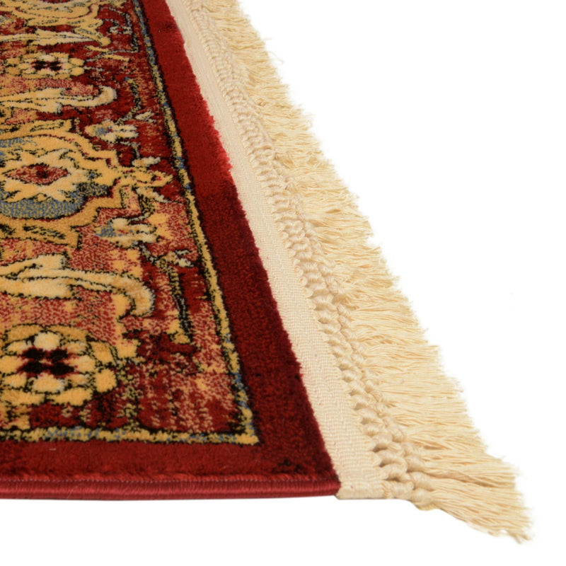 Savannah Elegance Collection Area Rug -  Augusta Rectangle Red  lifestyle 13