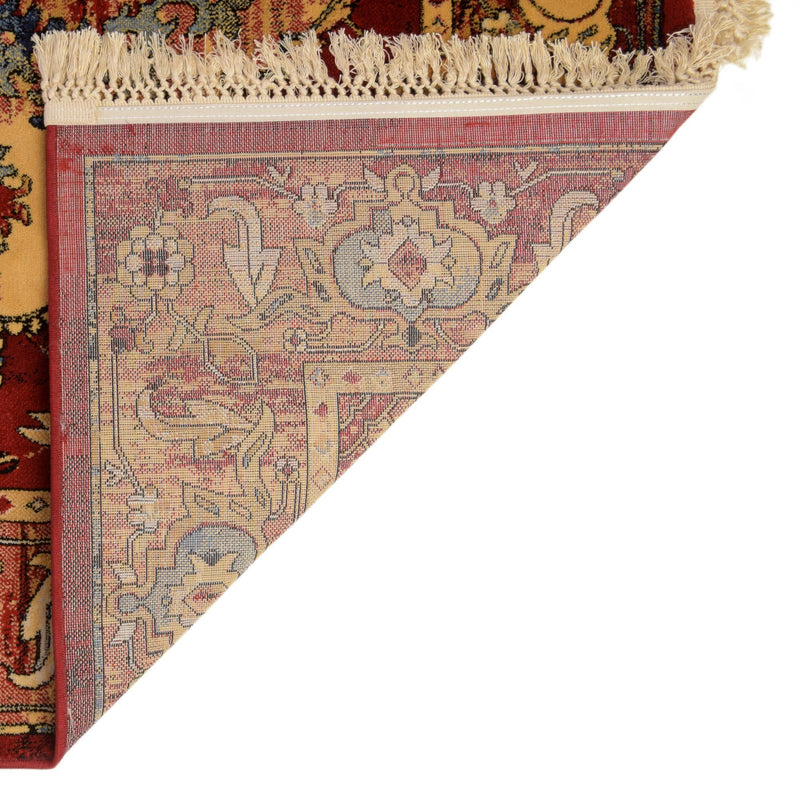 Savannah Elegance Collection Area Rug -  Augusta Rectangle Red  lifestyle 17