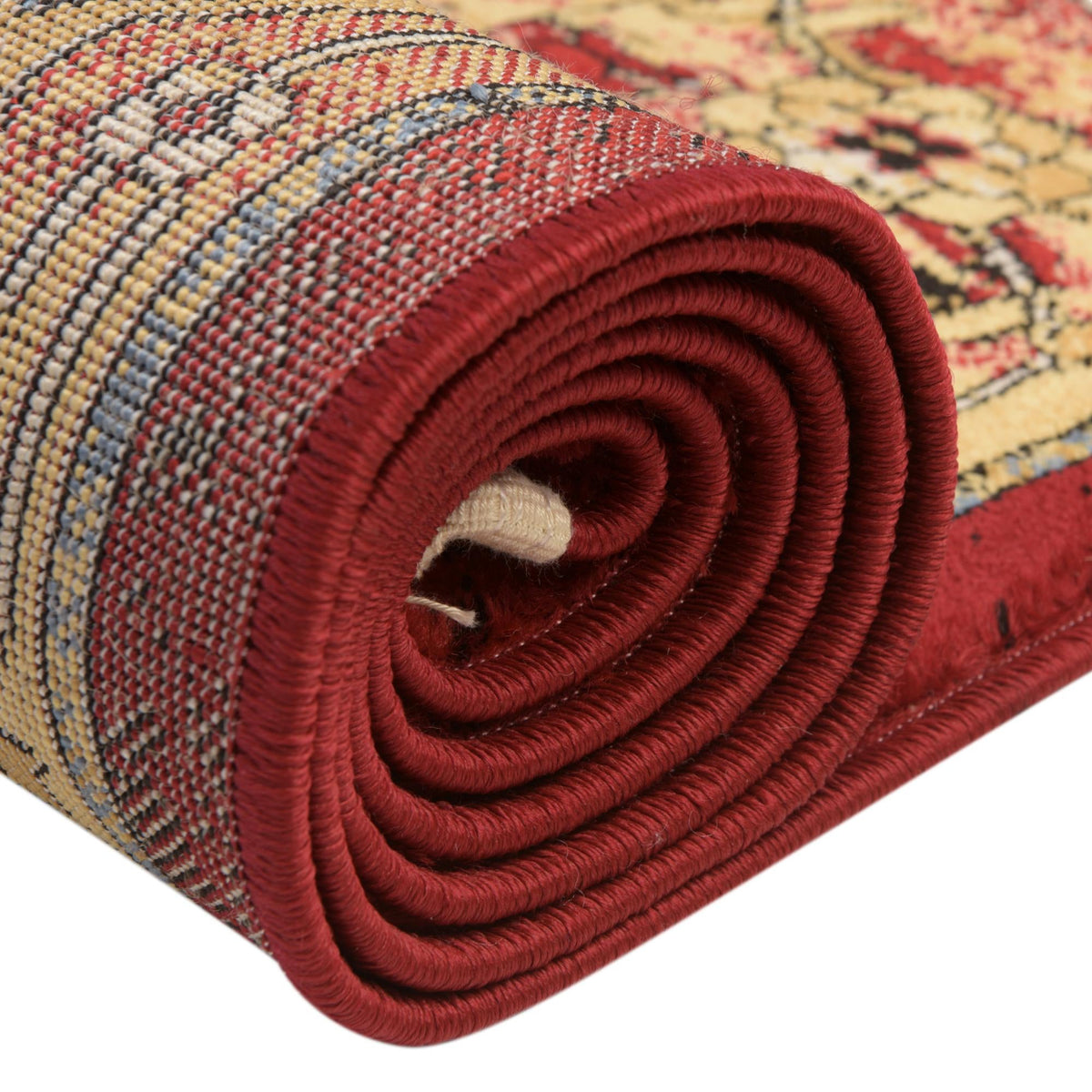 Savannah Elegance Collection Area Rug -  Augusta Rectangle Red  lifestyle 23