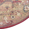 Savannah Elegance Collection Area Rug -  Augusta Round Red  lifestyle 70