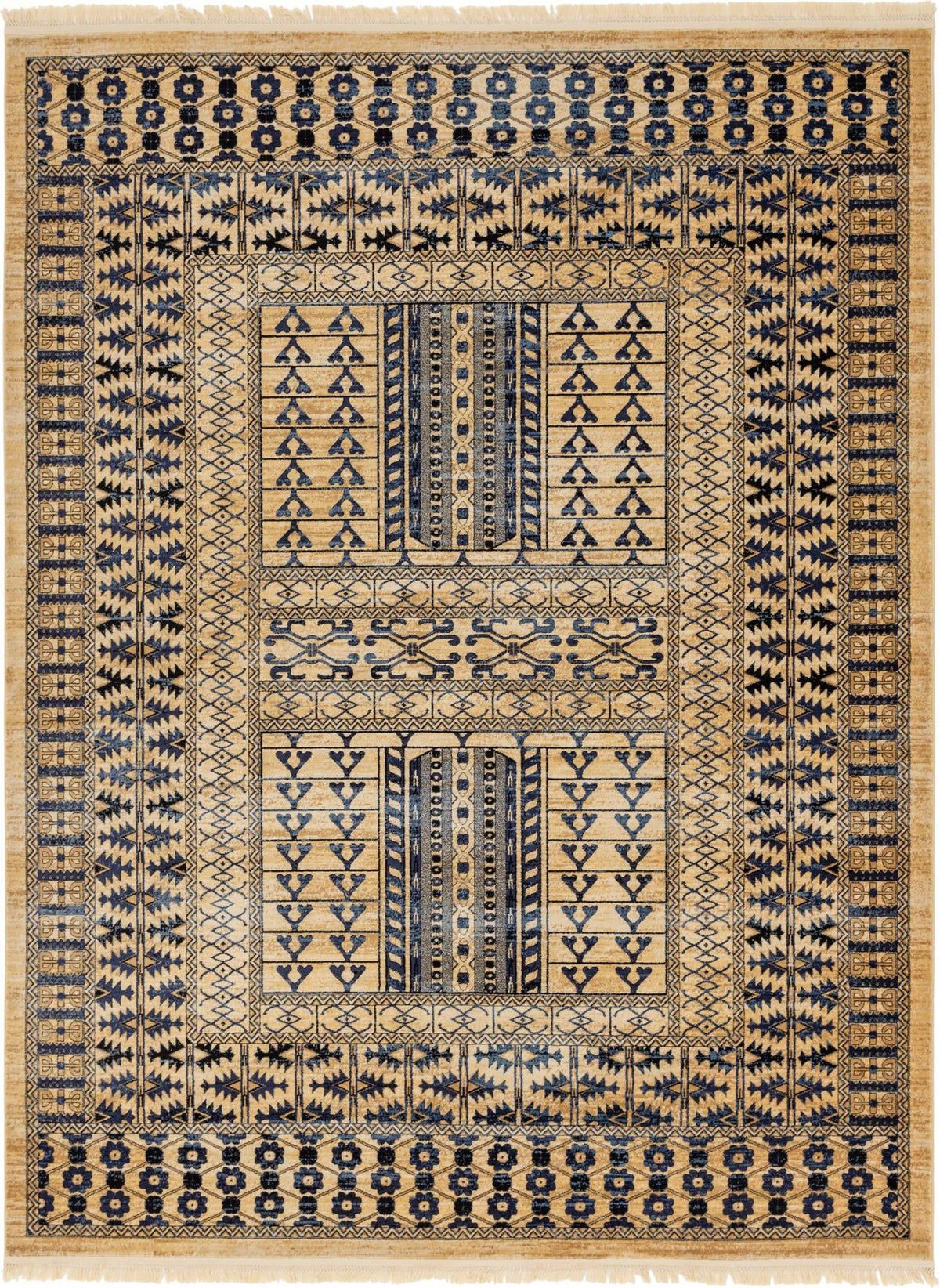 Savannah Elegance Collection Area Rug -  Tybee Rectangle Beige  lifestyle 3