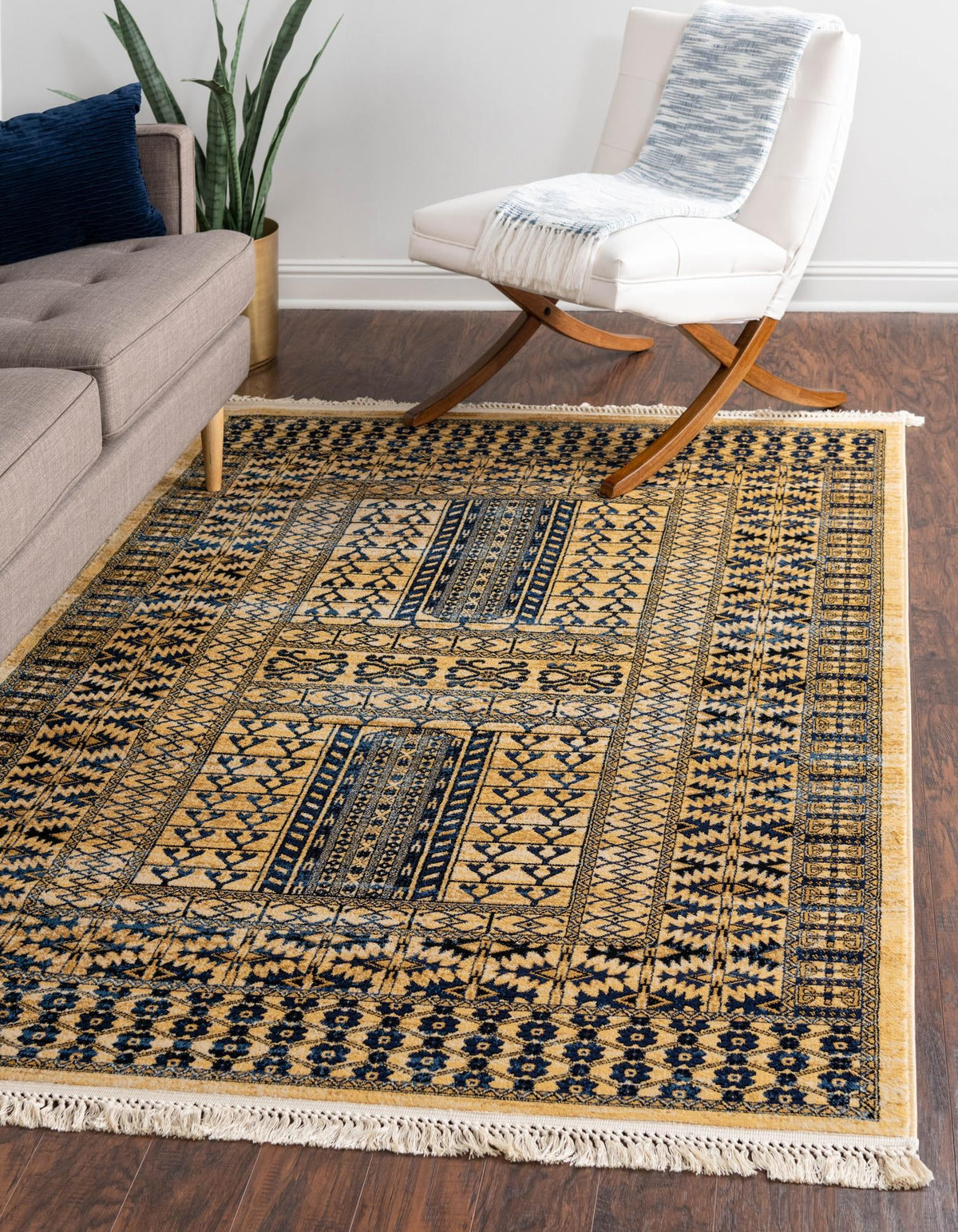 Savannah Elegance Collection Area Rug -  Tybee Rectangle Beige  lifestyle 4