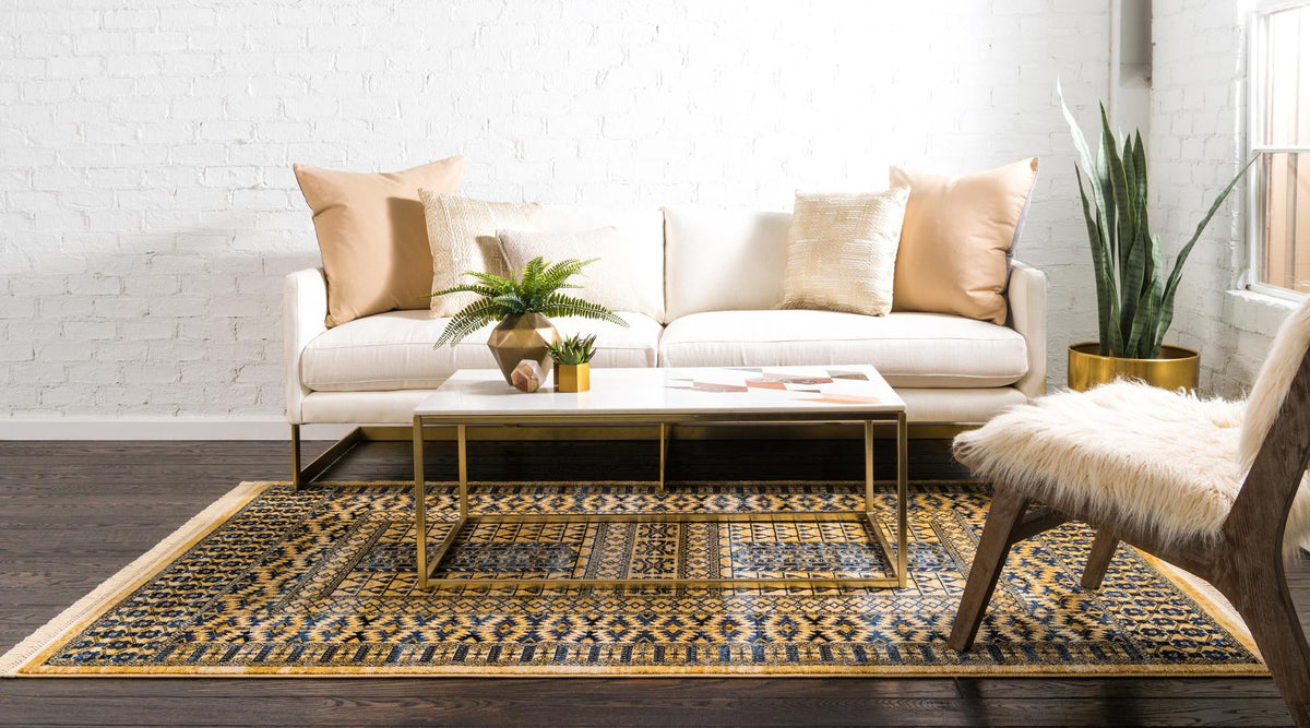Savannah Elegance Collection Area Rug -  Tybee Rectangle Beige  lifestyle 8