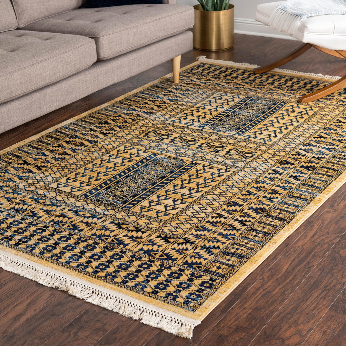 Savannah Elegance Collection Area Rug -  Tybee Rectangle Beige  lifestyle 30