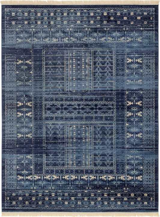 Savannah Elegance Collection Area Rug -  Tybee Rectangle Blue Main