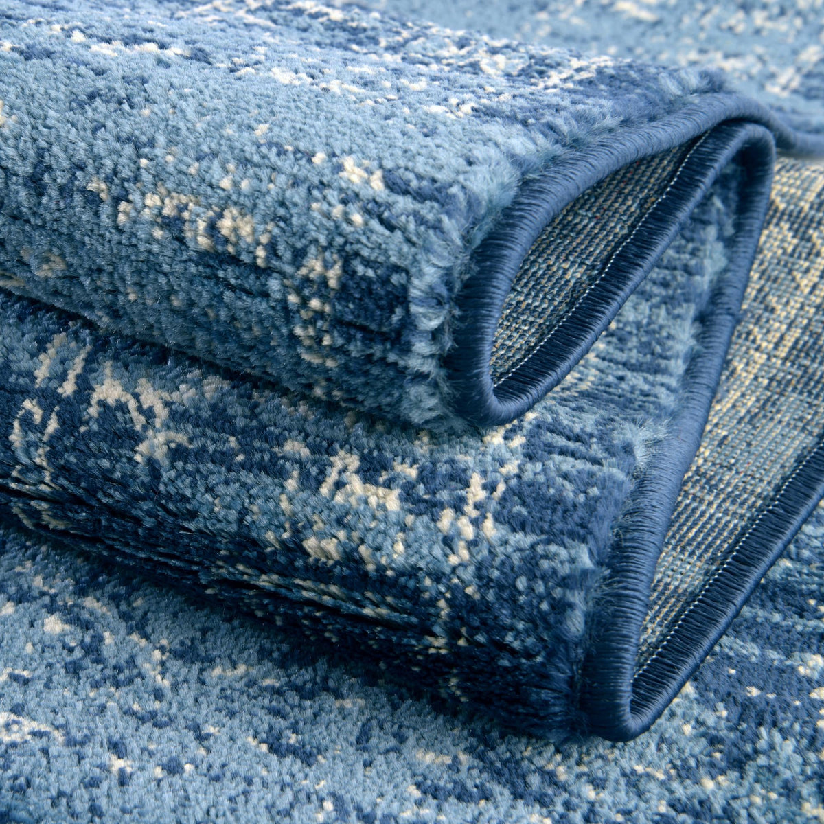 Savannah Elegance Collection Area Rug -  Tybee Rectangle Blue  lifestyle 25