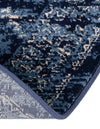 Savannah Elegance Collection Area Rug -  Tybee Round Blue  lifestyle 72