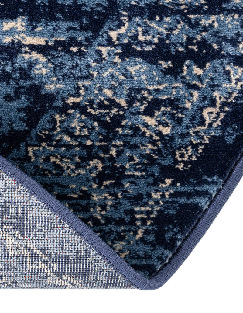 Savannah Elegance Collection Area Rug -  Tybee Round Blue  lifestyle 72