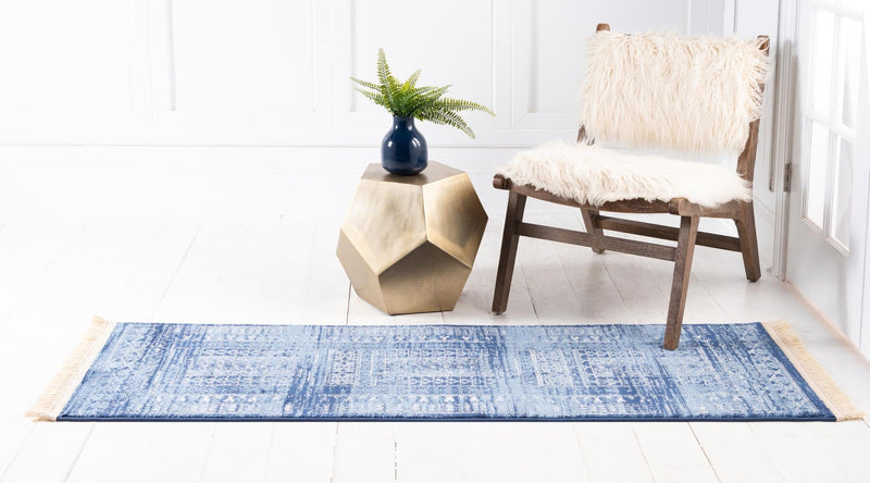 Savannah Elegance Collection Area Rug -  Tybee Runner Blue  lifestyle 51