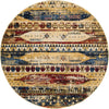 Savannah Elegance Collection Area Rug -  Hilton Round Multi  lifestyle 11
