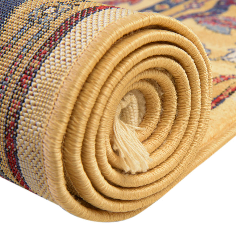 Savannah Elegance Collection Area Rug -  Augusta Rectangle Blue  lifestyle 24