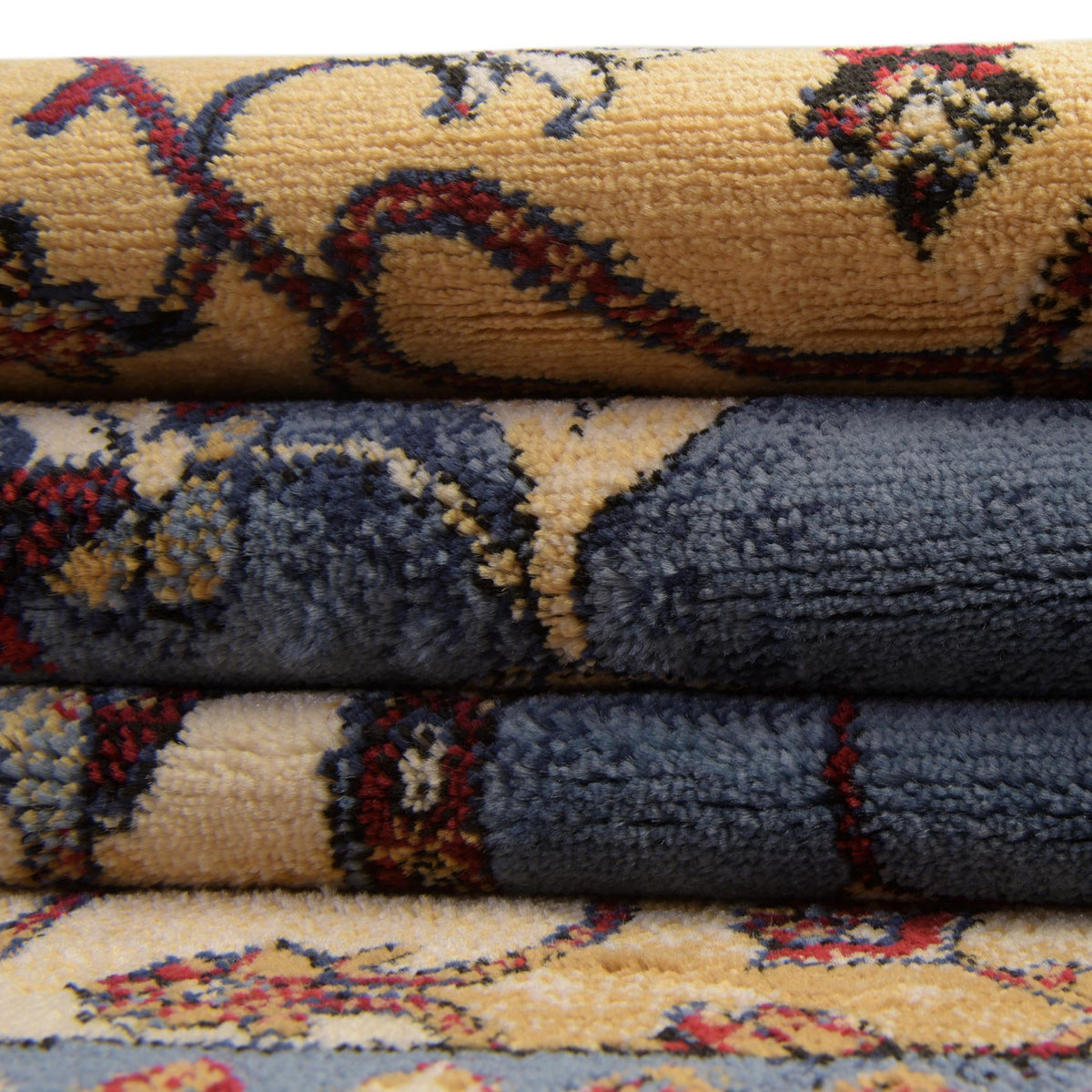 Savannah Elegance Collection Area Rug -  Augusta Rectangle Blue  lifestyle 28