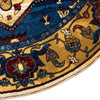 Savannah Elegance Collection Area Rug -  Augusta Round Blue  lifestyle 63