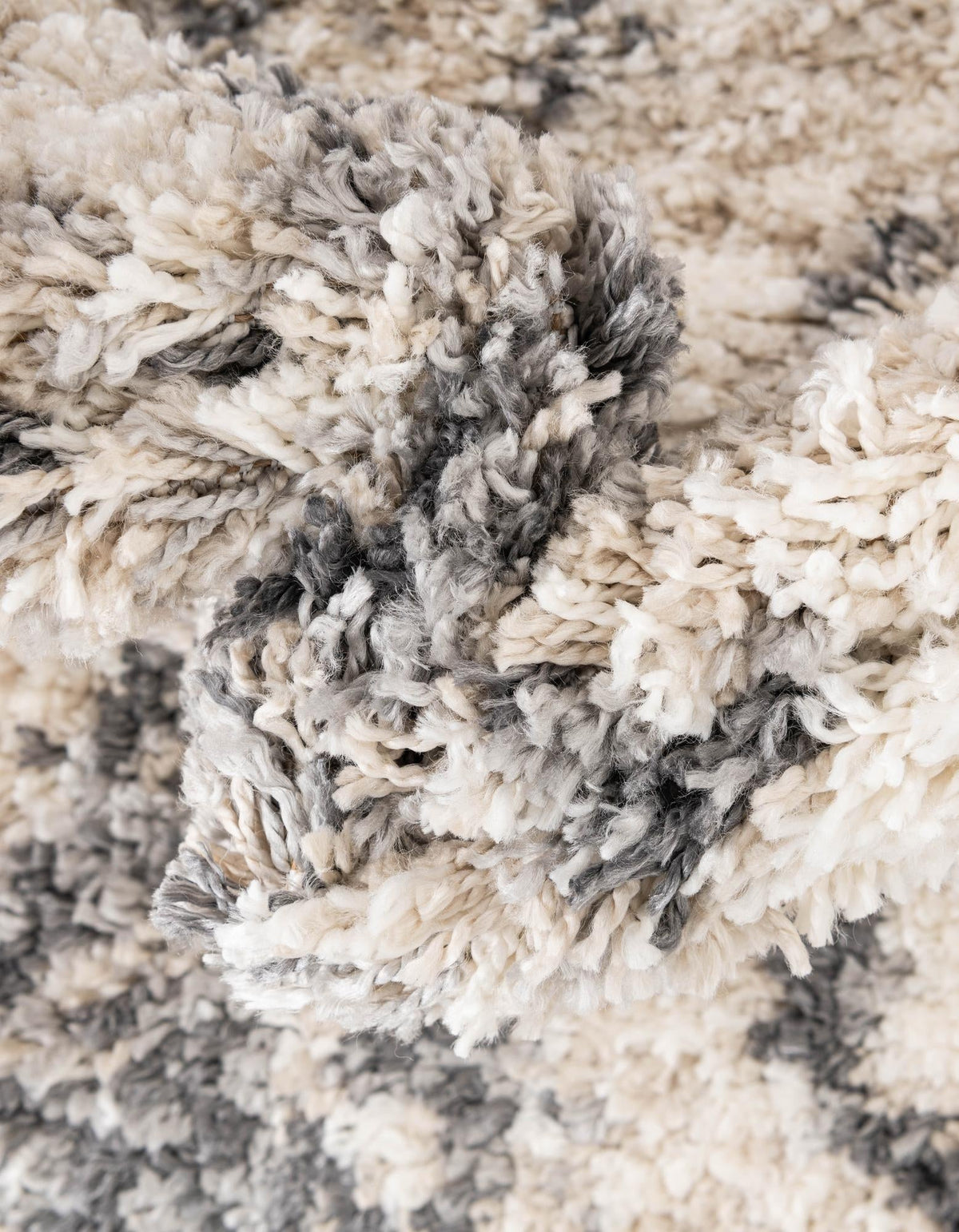 Cozy Cove Shag Collection Area Rug -  Seabreeze Runner Gray  lifestyle 76