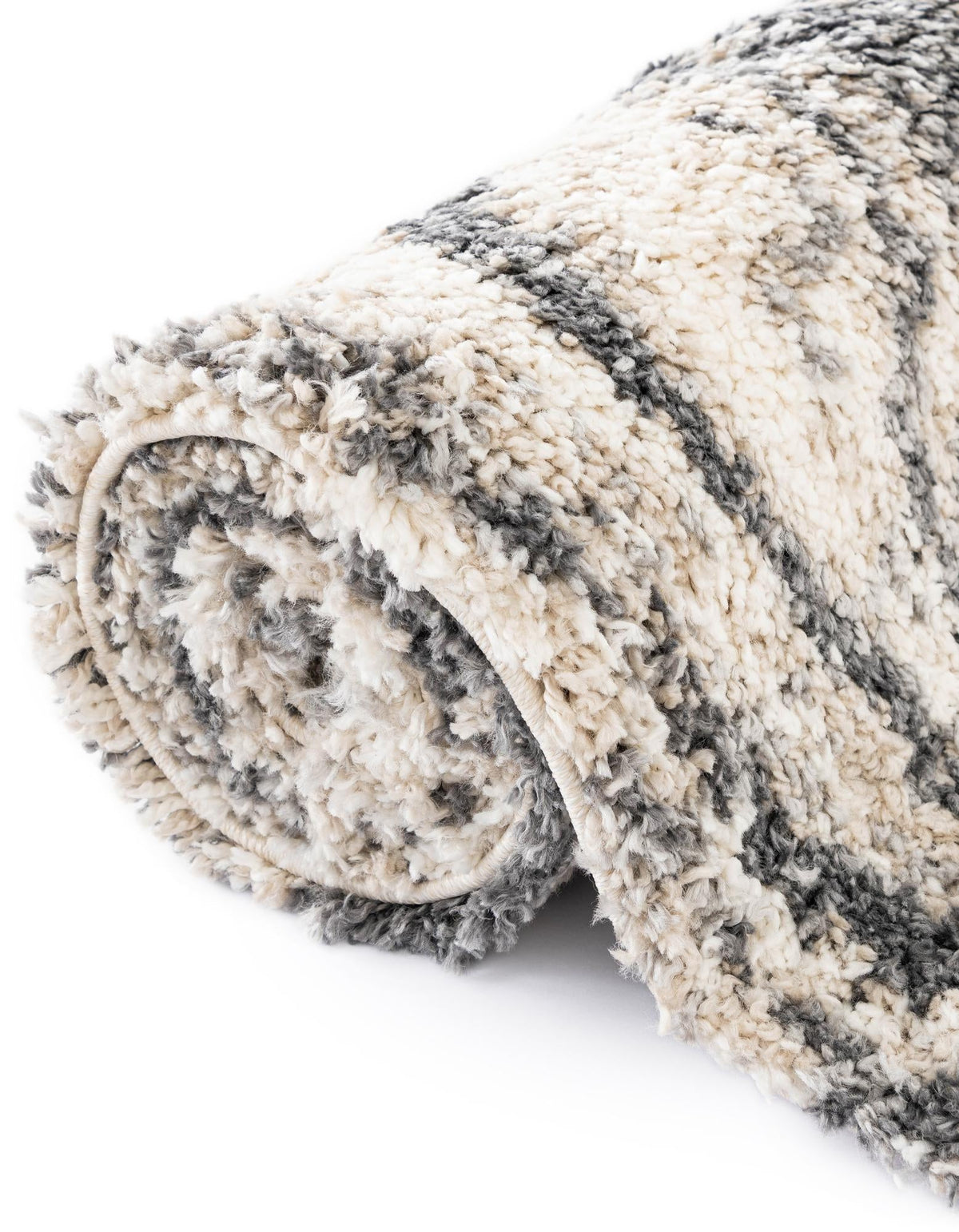 Cozy Cove Shag Collection Area Rug -  Seabreeze Runner Gray  lifestyle 81