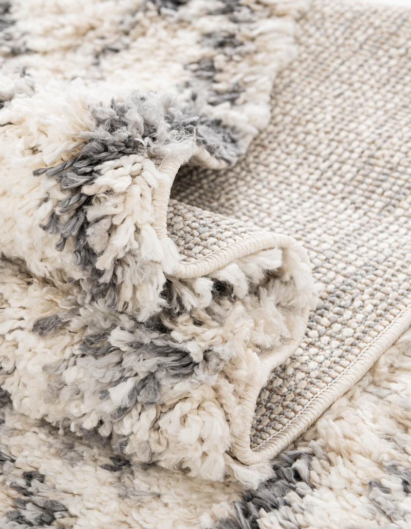 Cozy Cove Shag Collection Area Rug -  Seabreeze Runner Gray  lifestyle 83