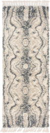 Cozy Cove Shag Collection Area Rug -  Seabreeze Runner Gray  lifestyle 38