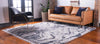 Cozy Cove Shag Collection Area Rug -  Seabreeze Square Gray  lifestyle 53