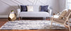 Cozy Cove Shag Collection Area Rug -  Seabreeze Rectangle Gray  lifestyle 8