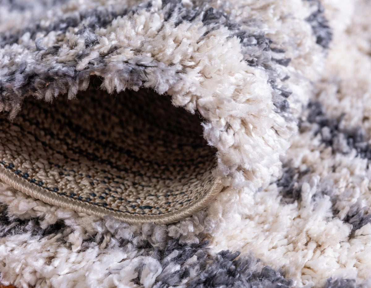 Cozy Cove Shag Collection Area Rug -  Seabreeze Rectangle Gray  lifestyle 13