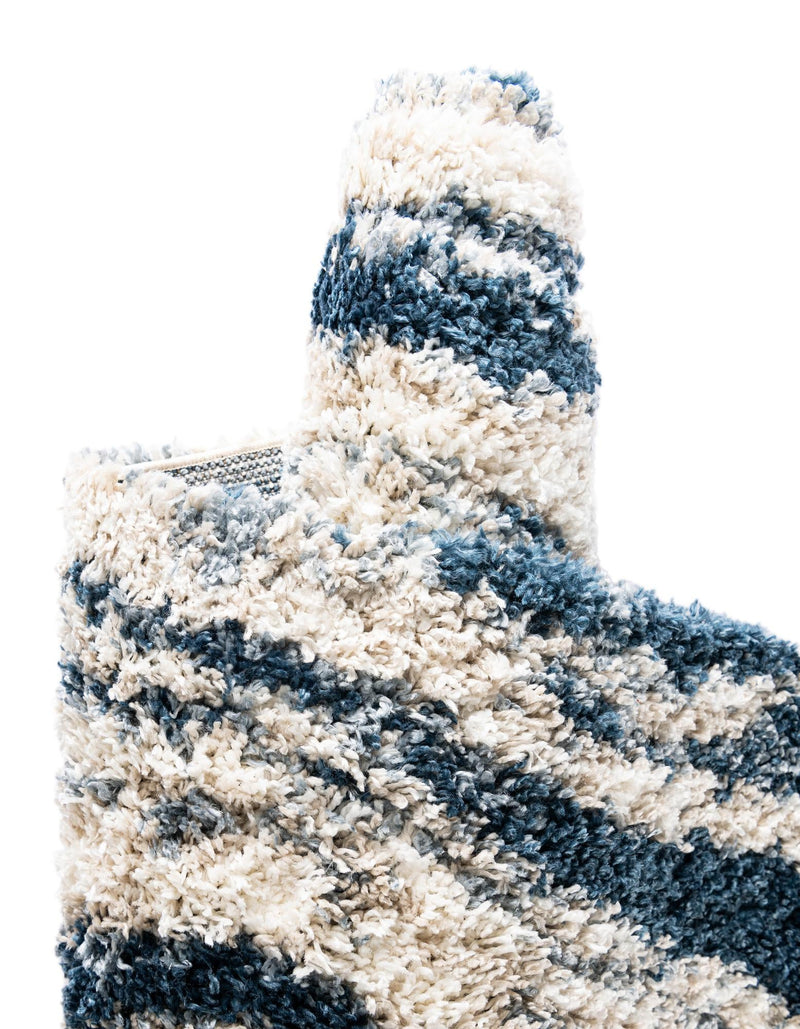 Cozy Cove Shag Collection Area Rug -  Seabreeze Runner Blue  lifestyle 67