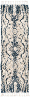 Cozy Cove Shag Collection Area Rug -  Seabreeze Runner Blue  lifestyle 40