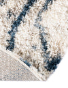 Cozy Cove Shag Collection Area Rug -  Seabreeze Round Blue  lifestyle 77