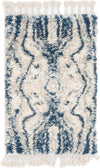Cozy Cove Shag Collection Area Rug -  Seabreeze Rectangle Blue Main