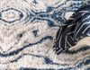 Cozy Cove Shag Collection Area Rug -  Seabreeze Rectangle Blue  lifestyle 10