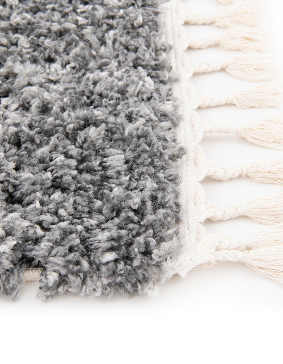 Cozy Cove Shag Collection Area Rug -  Lagoon Square Gray  lifestyle 81