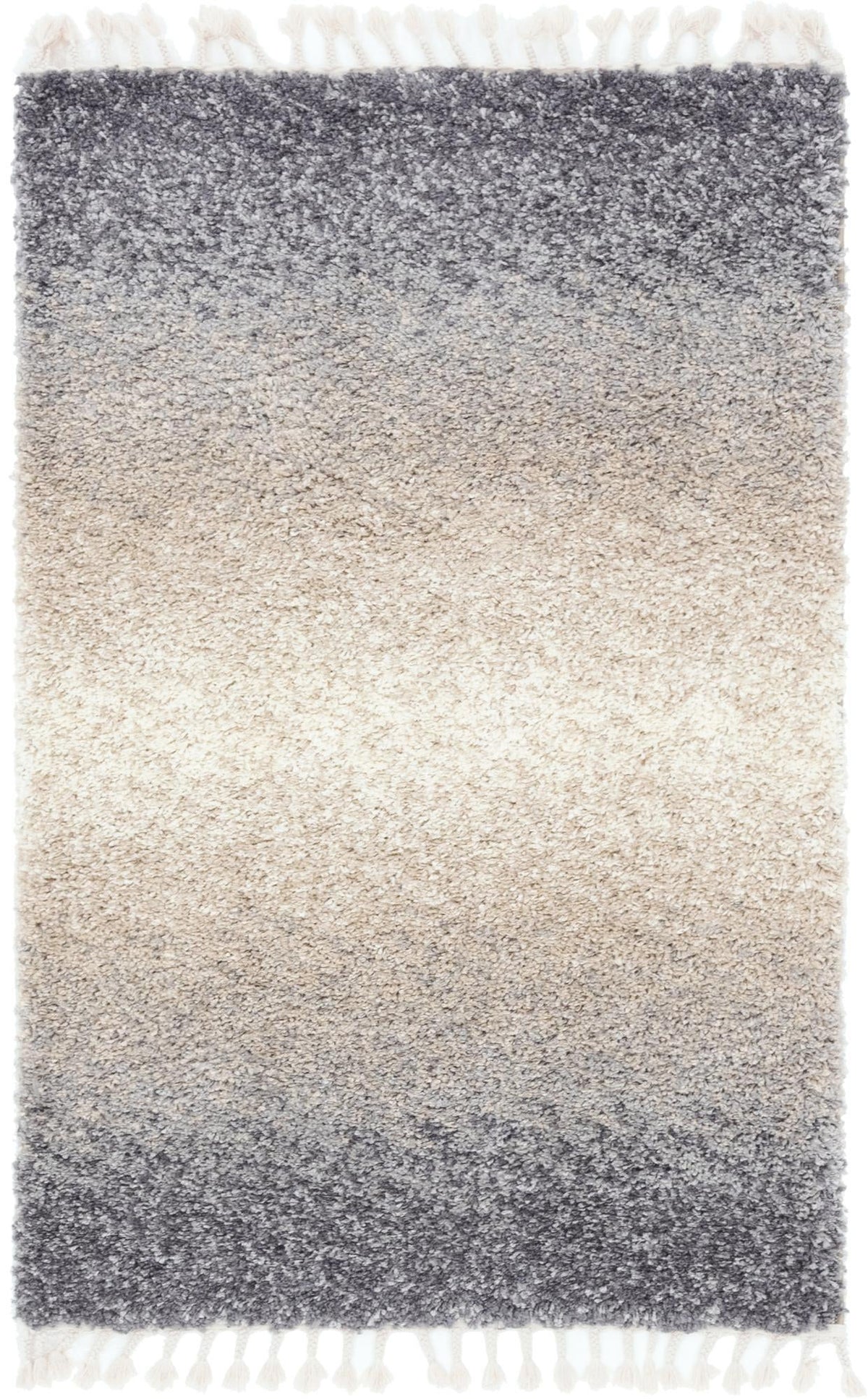 Cozy Cove Shag Collection Area Rug -  Lagoon Rectangle Gray  lifestyle 2