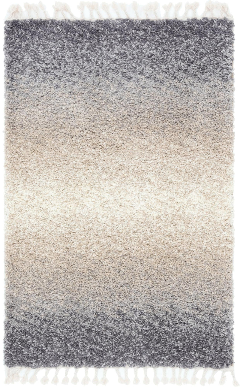Cozy Cove Shag Collection Area Rug -  Lagoon Rectangle Gray  lifestyle 2