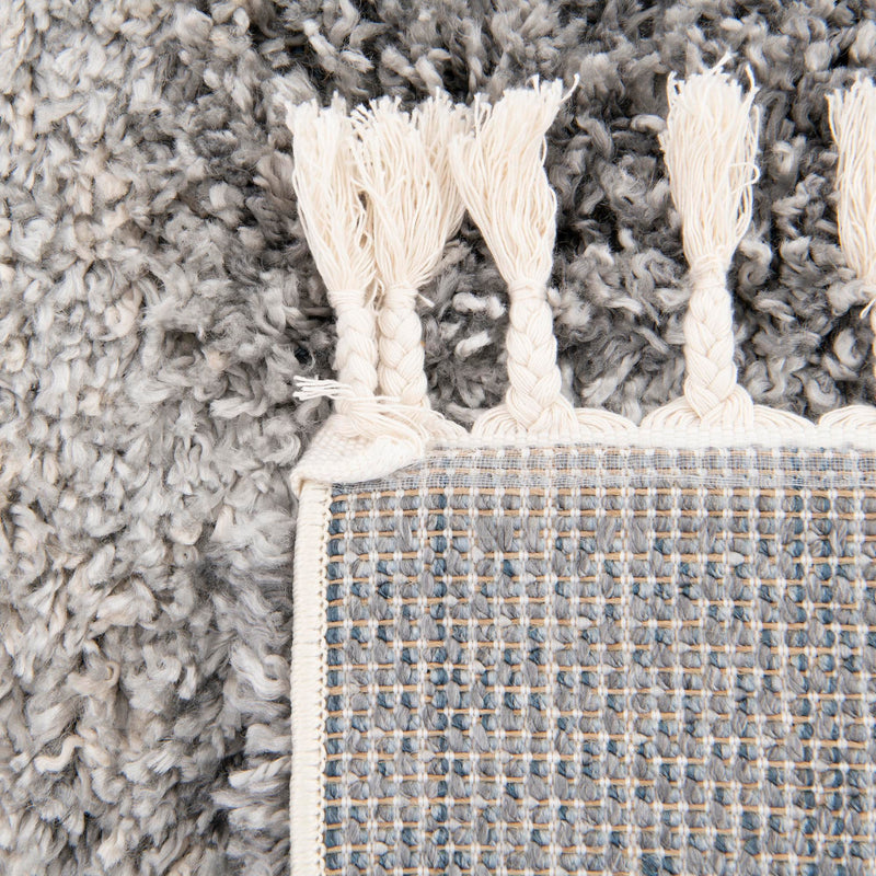Cozy Cove Shag Collection Area Rug -  Lagoon Rectangle Gray  lifestyle 17