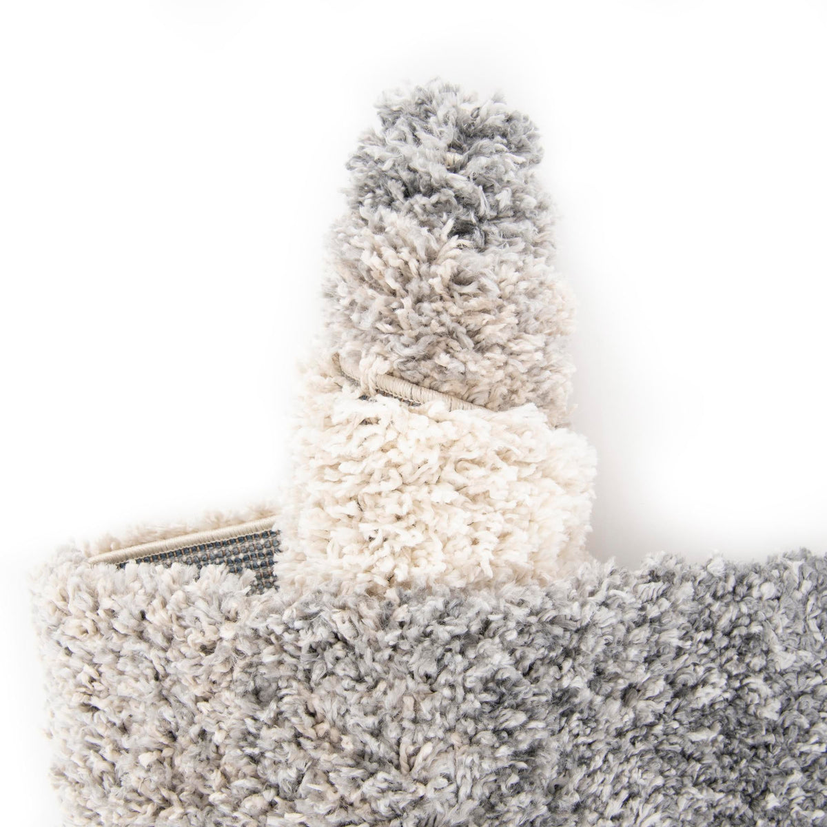 Cozy Cove Shag Collection Area Rug -  Lagoon Rectangle Gray  lifestyle 20