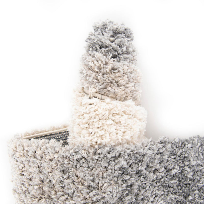 Cozy Cove Shag Collection Area Rug -  Lagoon Rectangle Gray  lifestyle 20