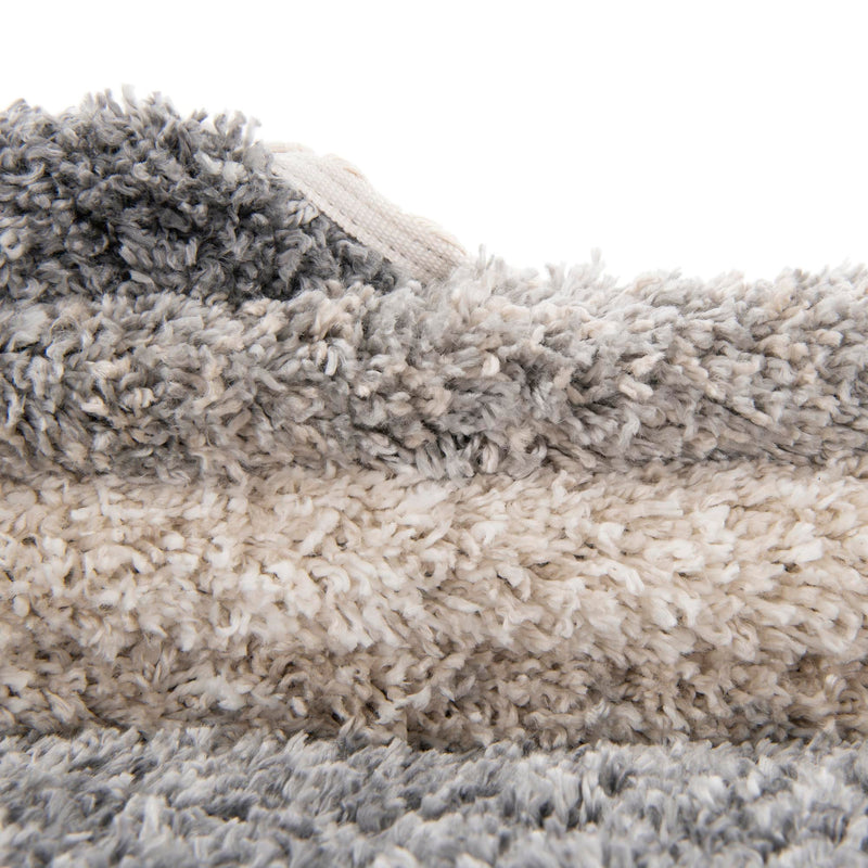 Cozy Cove Shag Collection Area Rug -  Lagoon Rectangle Gray  lifestyle 23