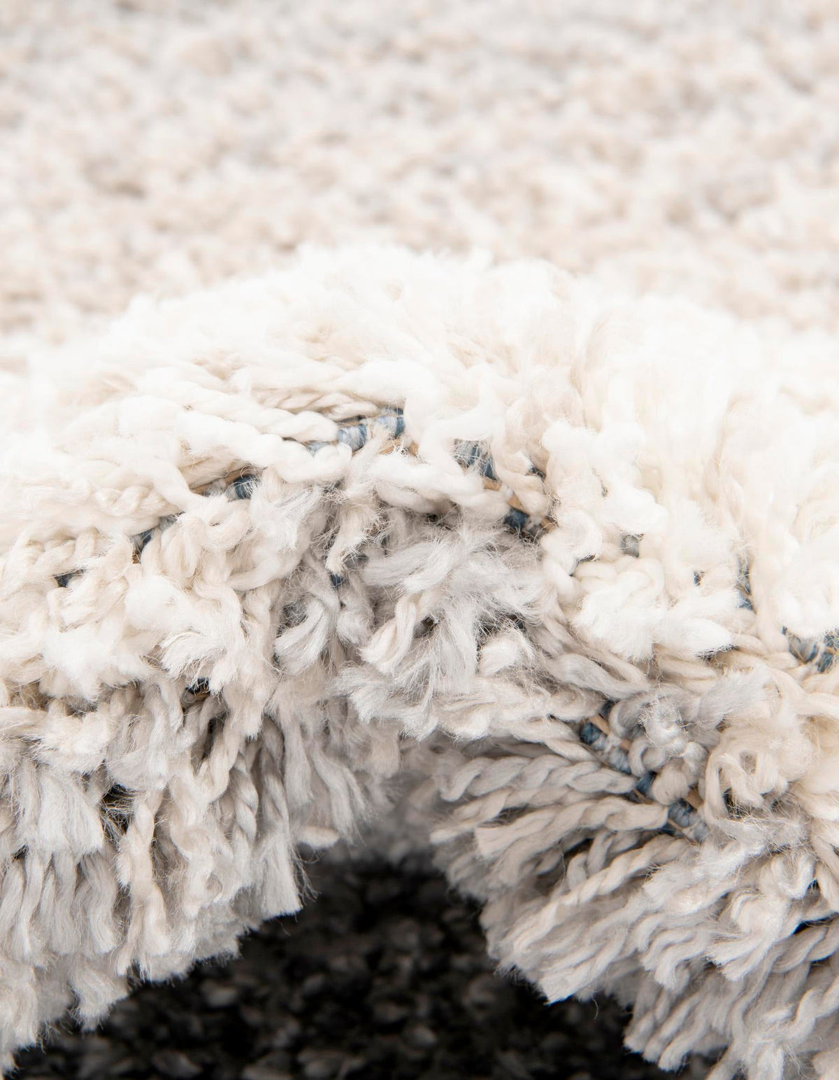 Cozy Cove Shag Collection Area Rug -  Lagoon Rectangle Gray  lifestyle 55