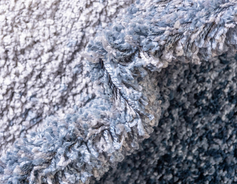 Cozy Cove Shag Collection Area Rug -  Lagoon Rectangle Blue  lifestyle 14