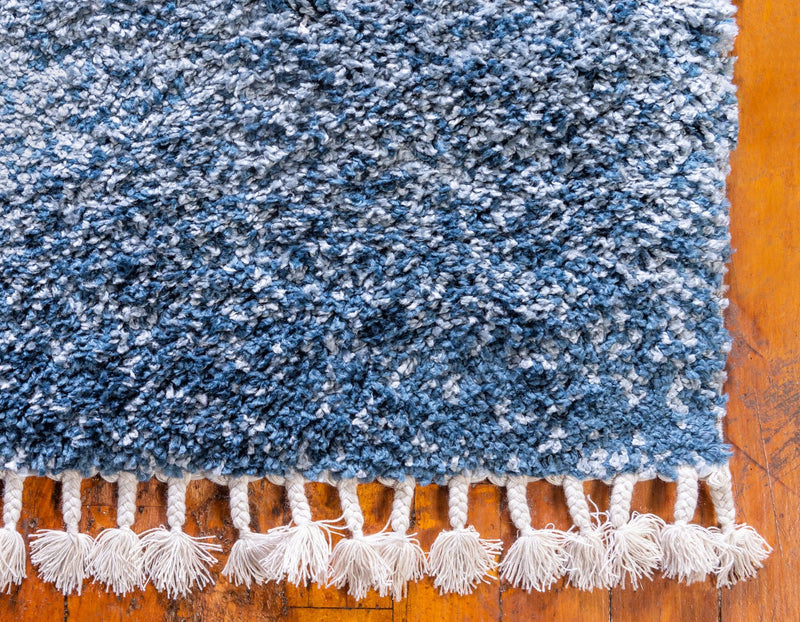 Cozy Cove Shag Collection Area Rug -  Lagoon Rectangle Blue  lifestyle 16