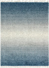 Cozy Cove Shag Collection Area Rug -  Lagoon Rectangle Blue  lifestyle 4