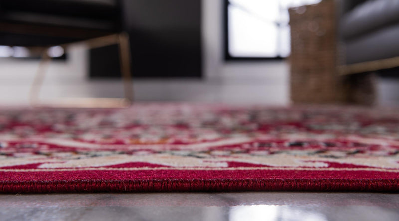 Kashkai Retreat Collection Area Rug - Shiraz Rectangle Red  lifestyle 9