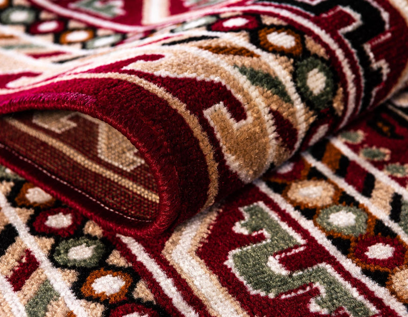 Kashkai Retreat Collection Area Rug - Shiraz Rectangle Red  lifestyle 12