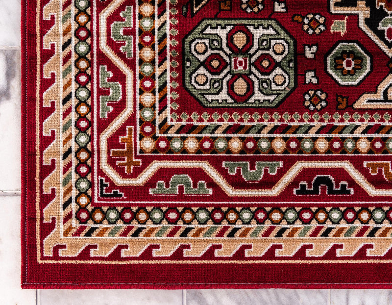Kashkai Retreat Collection Area Rug - Shiraz Rectangle Red  lifestyle 16