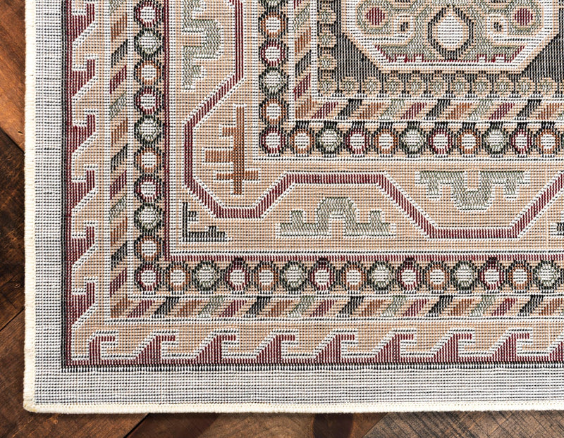 Kashkai Retreat Collection Area Rug - Shiraz Rectangle Black  lifestyle 43