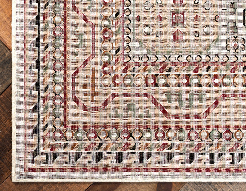 Kashkai Retreat Collection Area Rug - Shiraz Rectangle Ivory  lifestyle 19