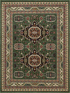 Kashkai Retreat Collection Area Rug - Shiraz Rectangle Green  lifestyle 4