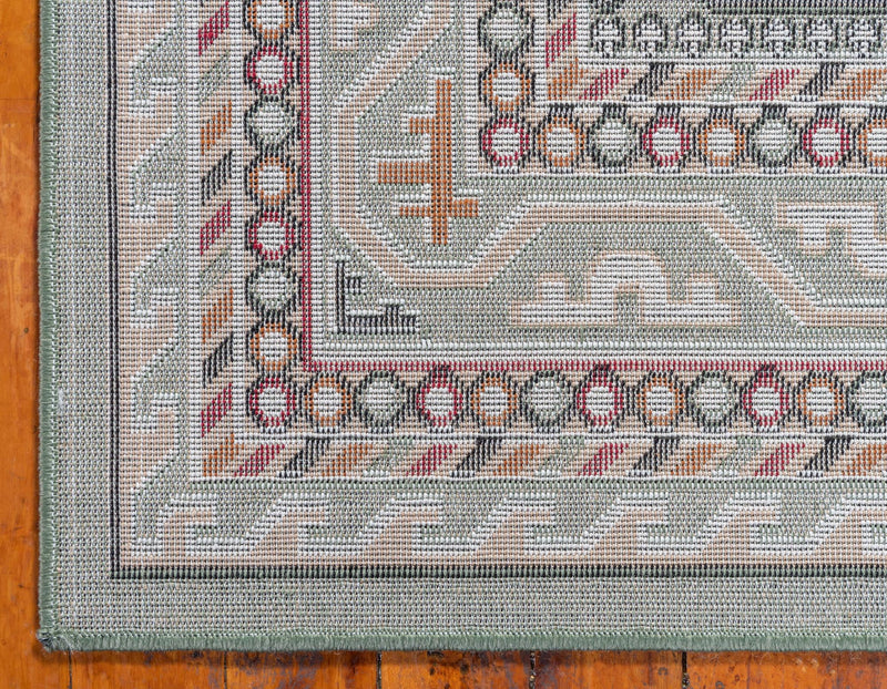 Kashkai Retreat Collection Area Rug - Shiraz Rectangle Green  lifestyle 44