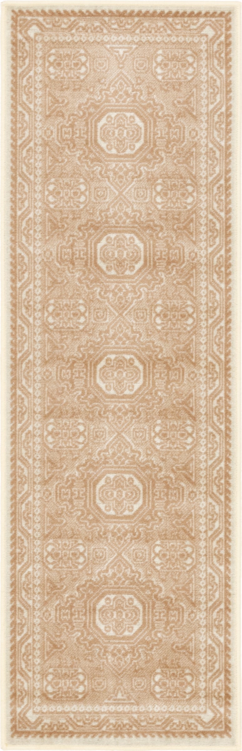 Kashkai Retreat Collection Area Rug - Shiraz Runner Beige  lifestyle 48